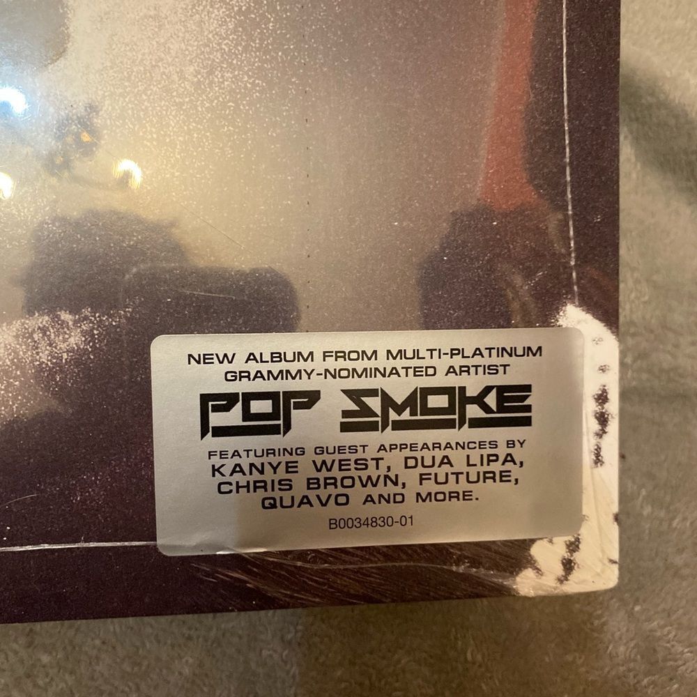Pop Smoke Faith Album Brand New Sealed [2LP] Exclusive Blue Vinyl Set - Picture 5 of 8